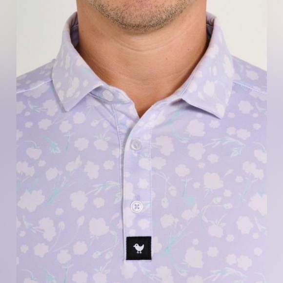 Bad Birdie Men’s Baby Lush Golf Polo NWT - Picture 4 of 8